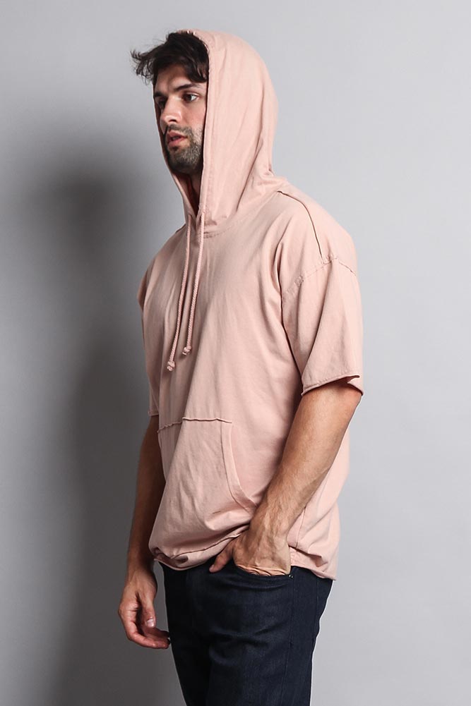 Men's Over Sized Hooded T-Shirt