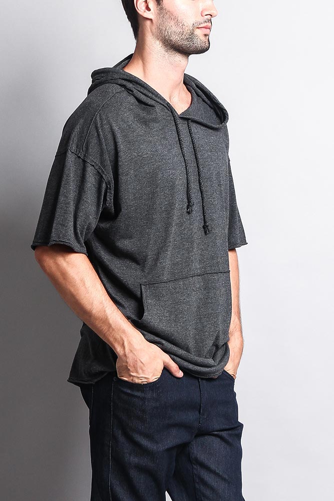 Men's Over Sized Hooded T-Shirt