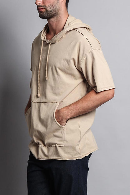 Men's Over Sized Hooded T-Shirt