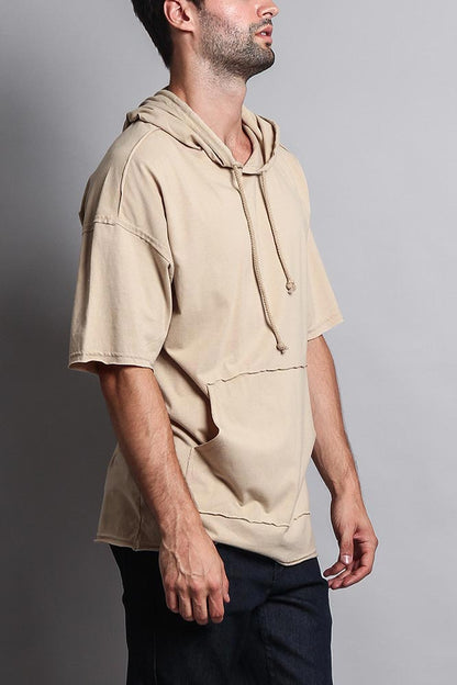 Men's Over Sized Hooded T-Shirt
