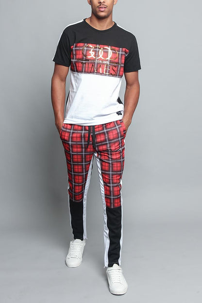 Plaid Good Times Set