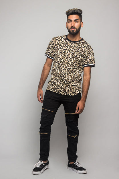 Animal Print Jersey T-Shirt