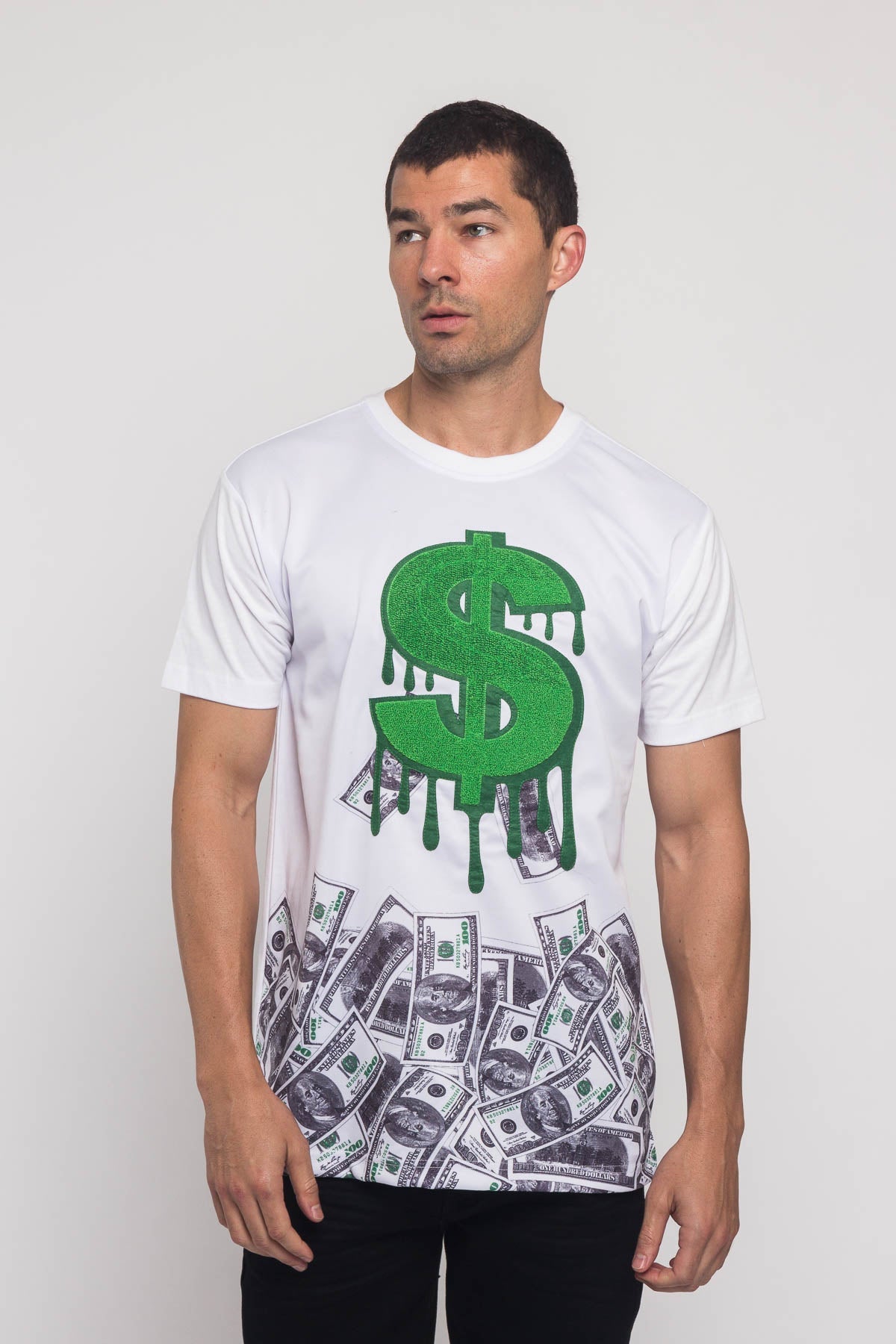 Chenille Dollar Sign T-Shirt