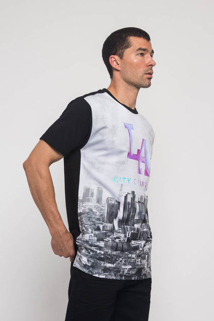 Iridescent Los Angeles City T-Shirt