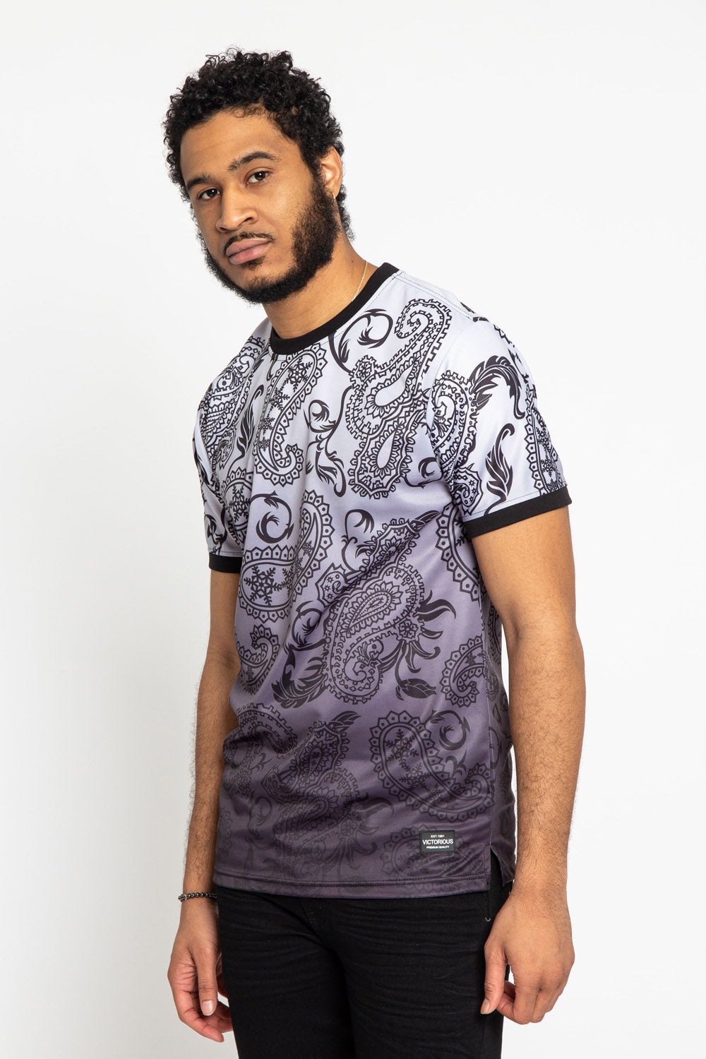 Paisley Gradient Ombre T-Shirt