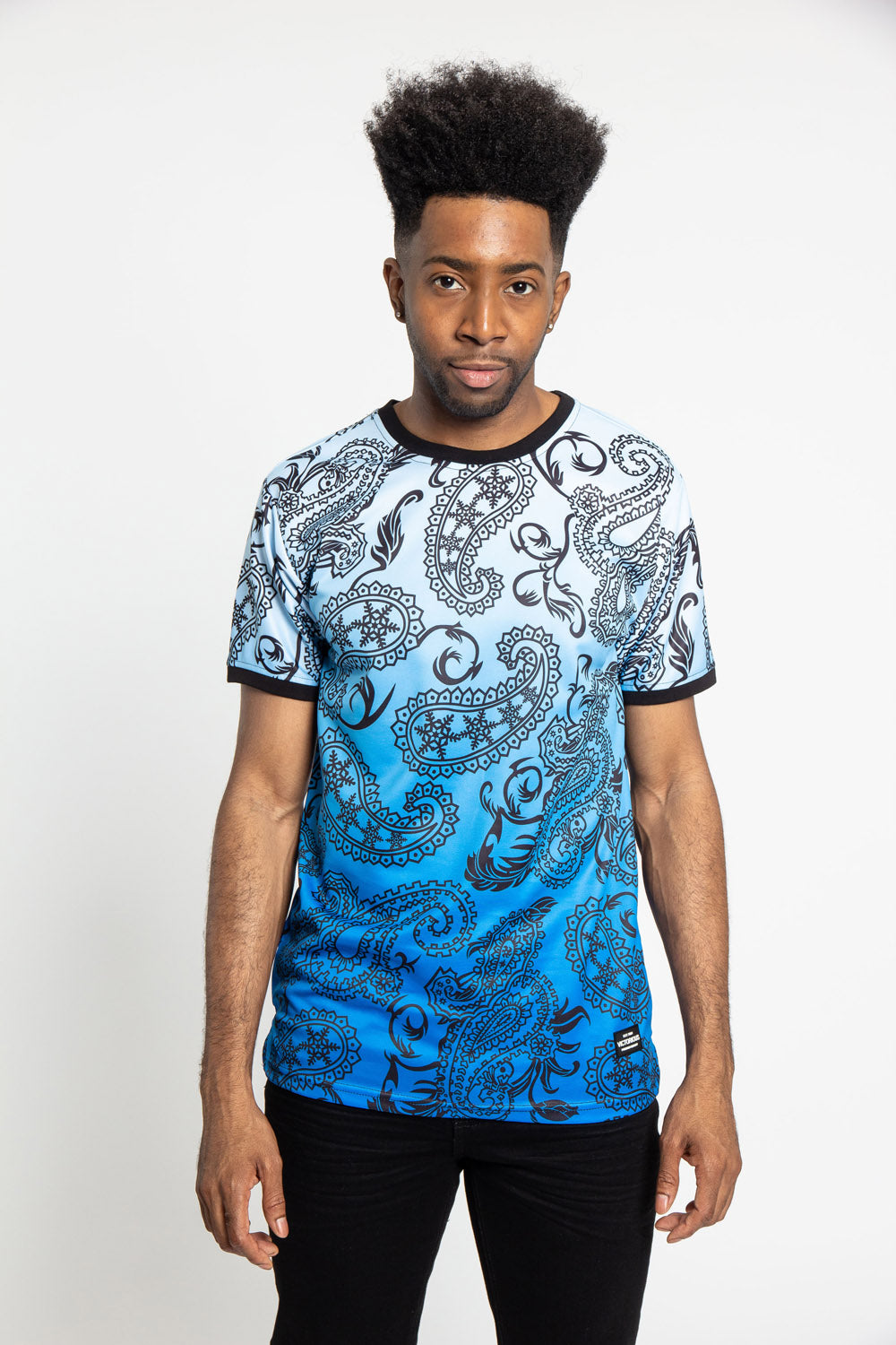 Paisley Gradient Ombre T-Shirt