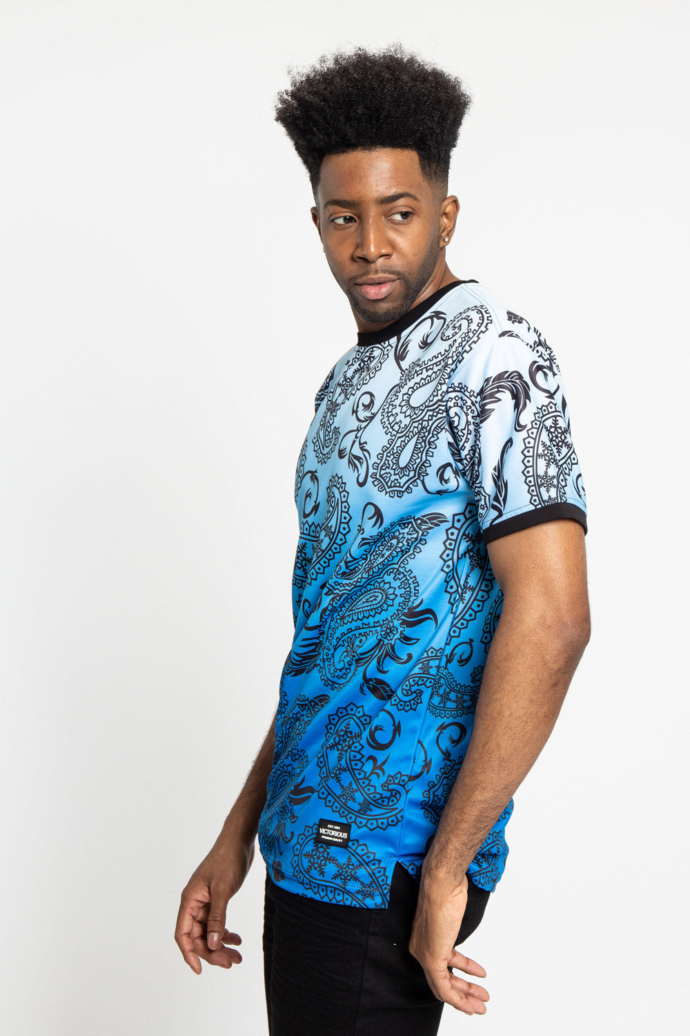 Paisley Gradient Ombre T-Shirt