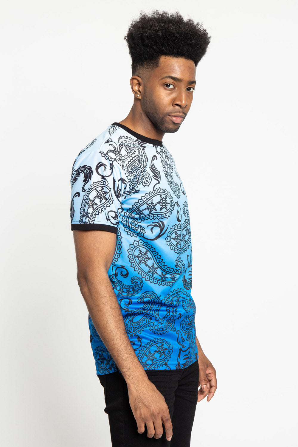 Paisley Gradient Ombre T-Shirt