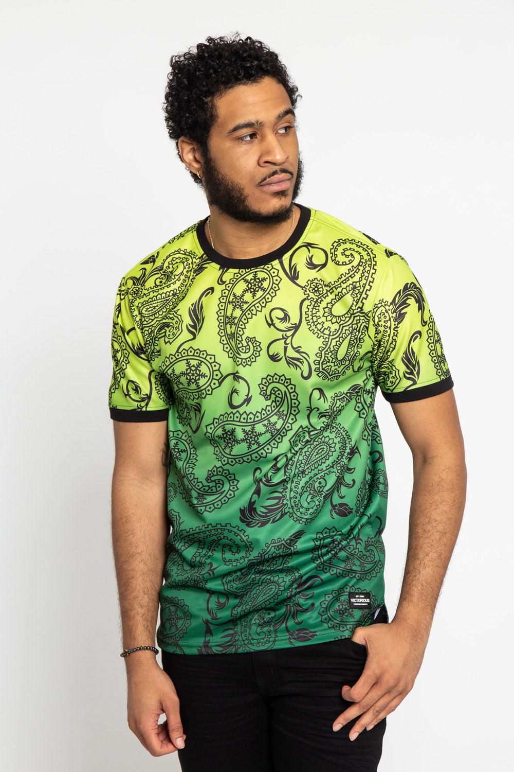 Paisley Gradient Ombre T-Shirt
