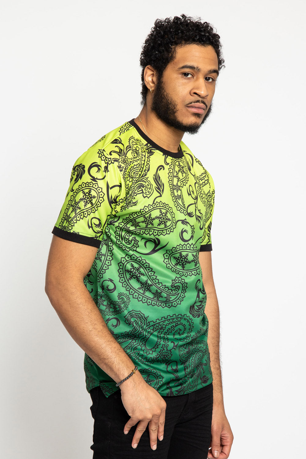 Paisley Gradient Ombre T-Shirt