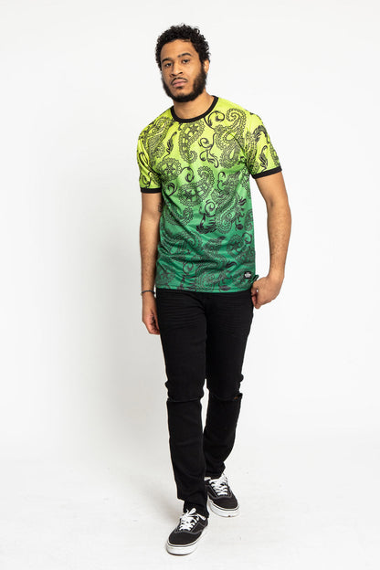 Paisley Gradient Ombre T-Shirt