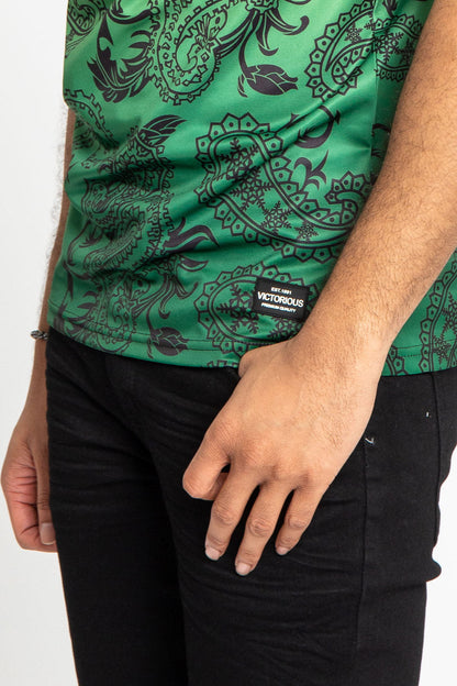 Paisley Gradient Ombre T-Shirt