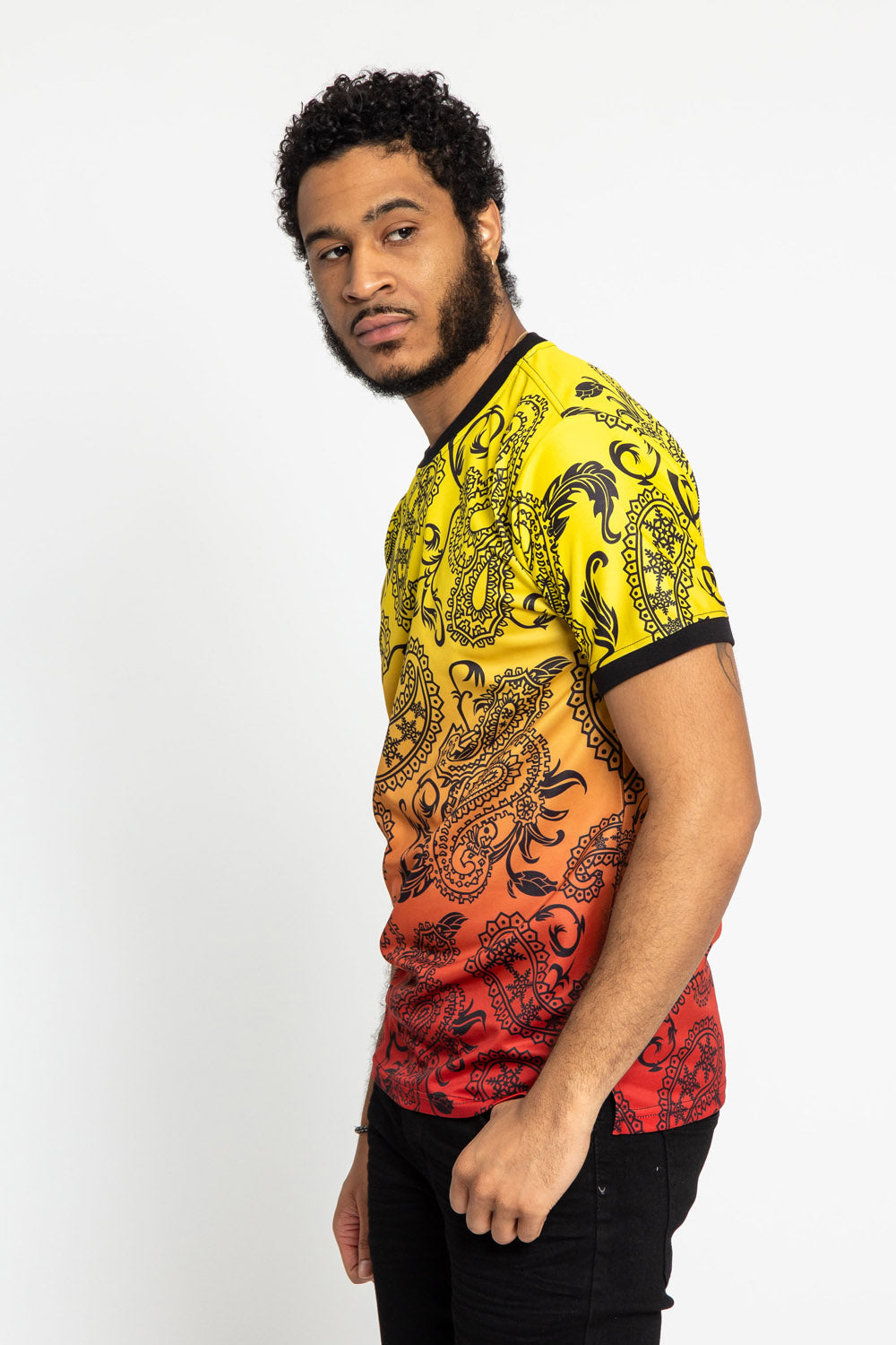 Paisley Gradient Ombre T-Shirt
