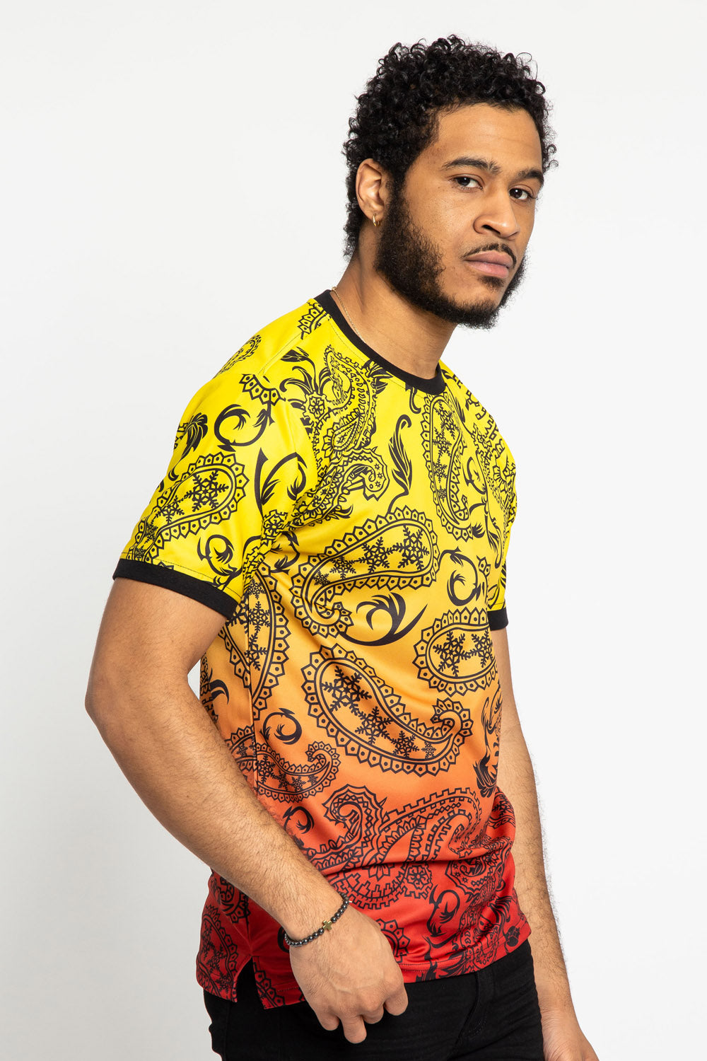 Paisley Gradient Ombre T-Shirt