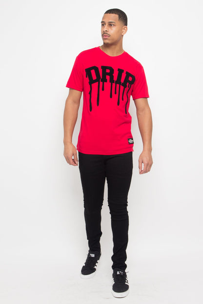 Chenille Patch Drip T-Shirt