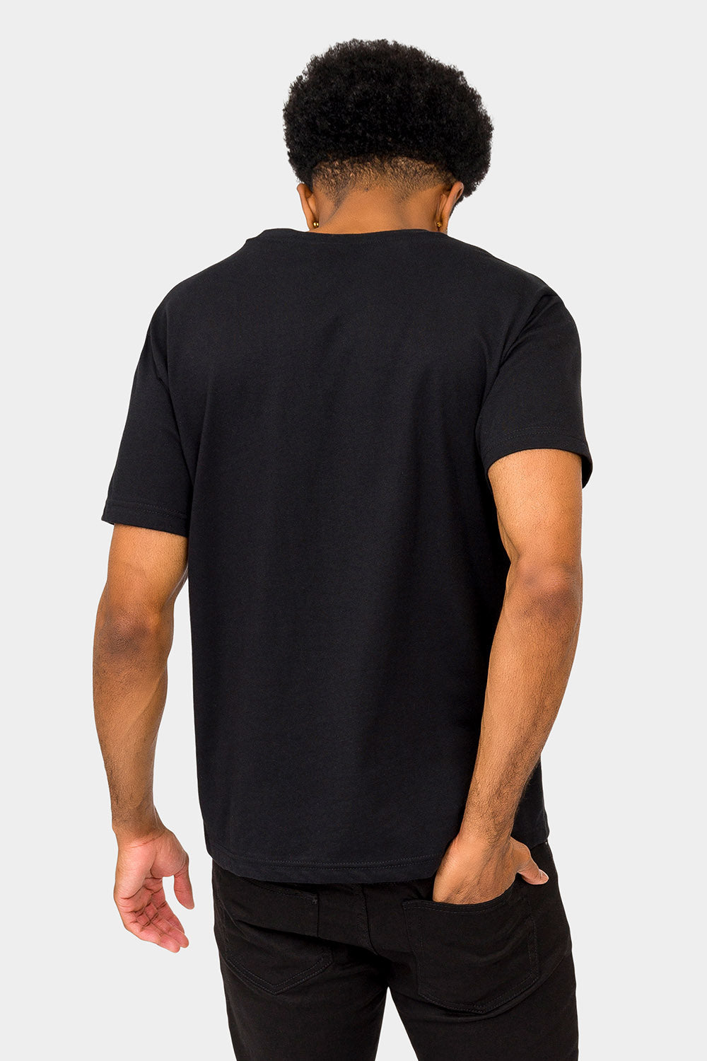 Paisley Print Embossed Lion T-Shirt