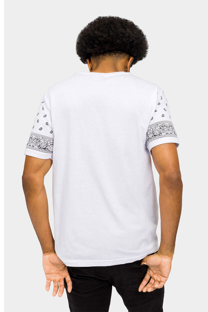 Number 23 Bandana Paisley Print T-Shirt