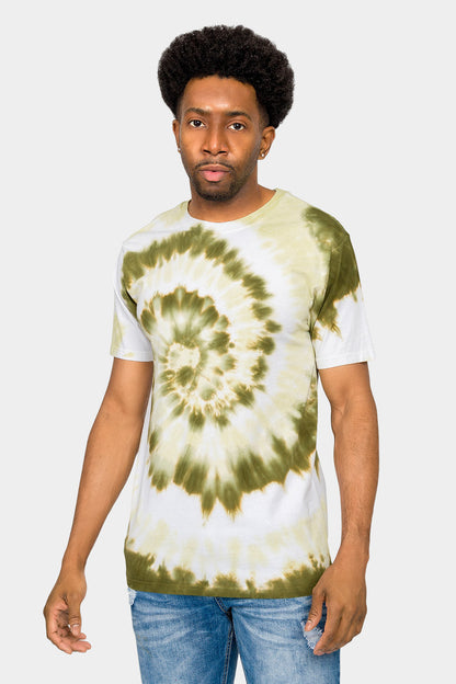 Pastel Spiral Tie Dye Cotton Shirt