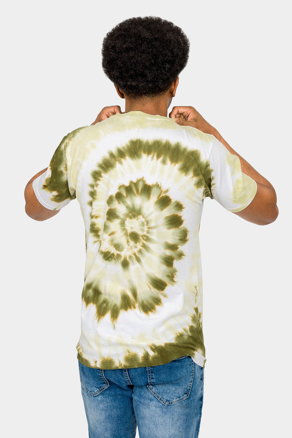 Pastel Spiral Tie Dye Cotton Shirt