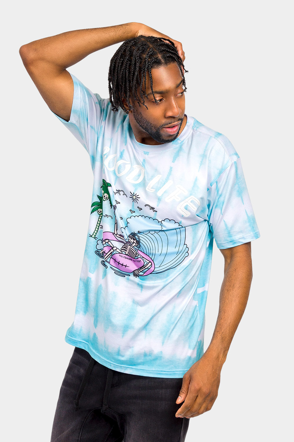 Skeleton Party Tie Dye T-Shirt