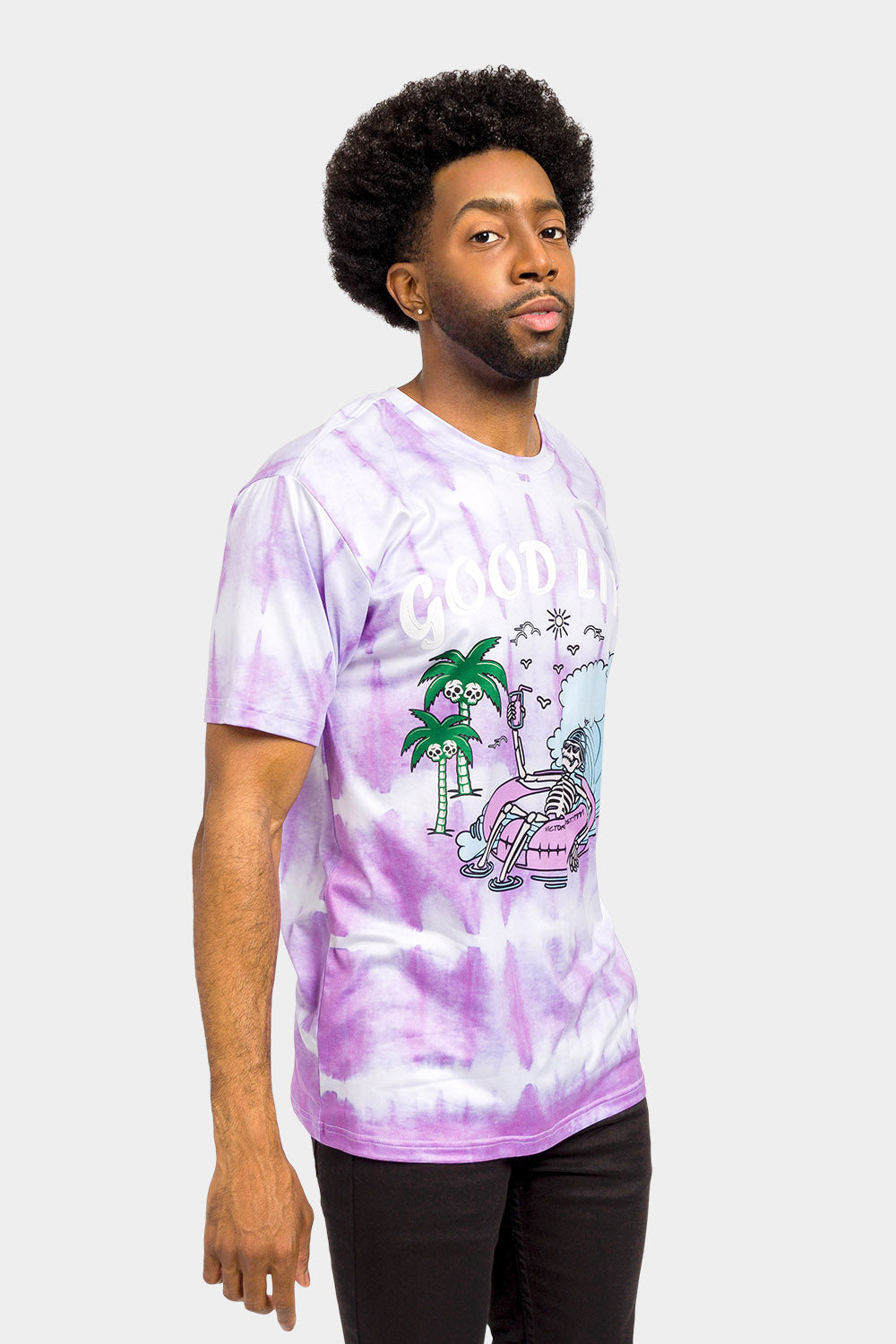 Skeleton Party Tie Dye T-Shirt