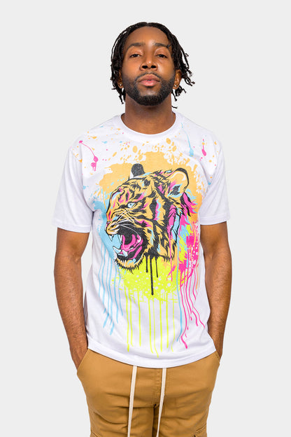 Sparkle Splashed Tiger T-Shirt