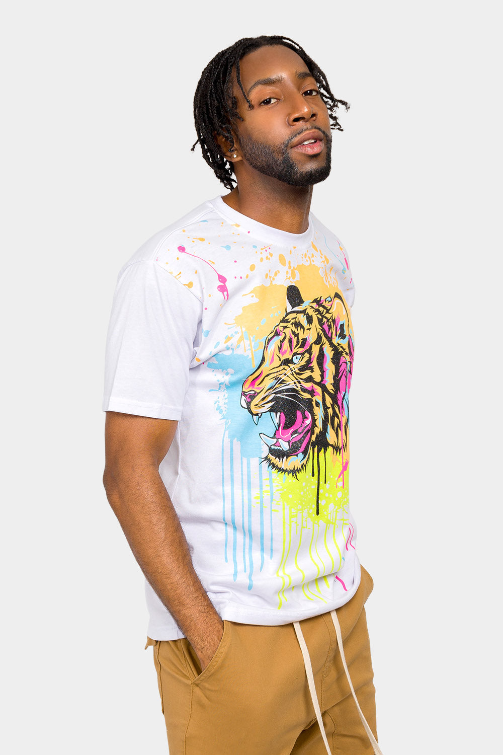 Sparkle Splashed Tiger T-Shirt