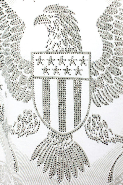 Men's Money Print Rhinestone Graphic T-Shirt