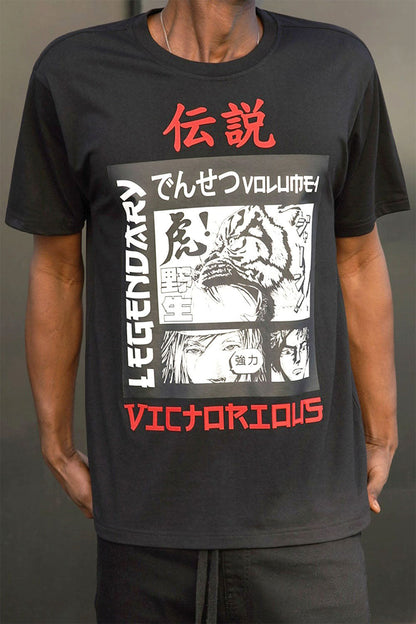 Men's Japanese Legendary Graphic T-Shirt