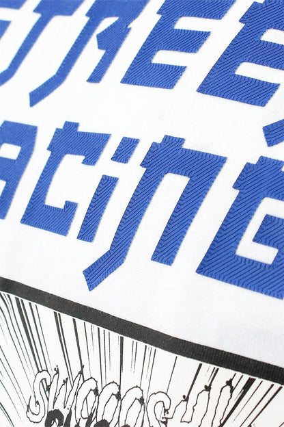 Men's Rubber Print Street Racing Graphic T-Shirt