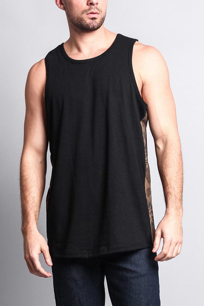Men's Tank Top with Accent Band