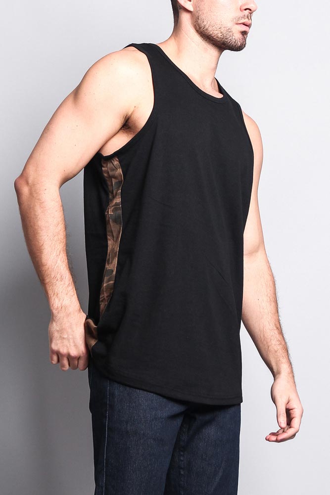Men's Tank Top with Accent Band