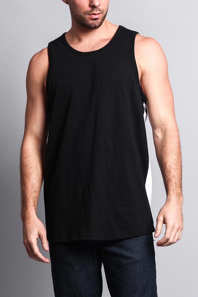 Men's Tank Top with Accent Band