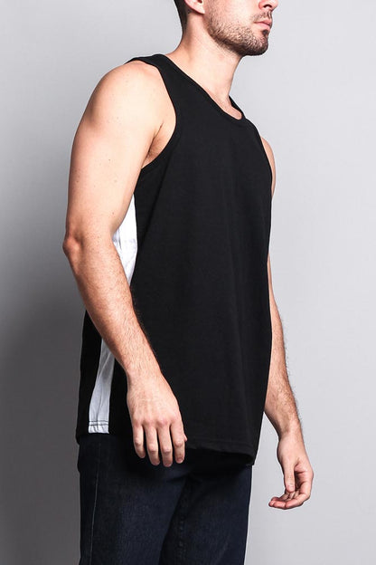 Men's Tank Top with Accent Band