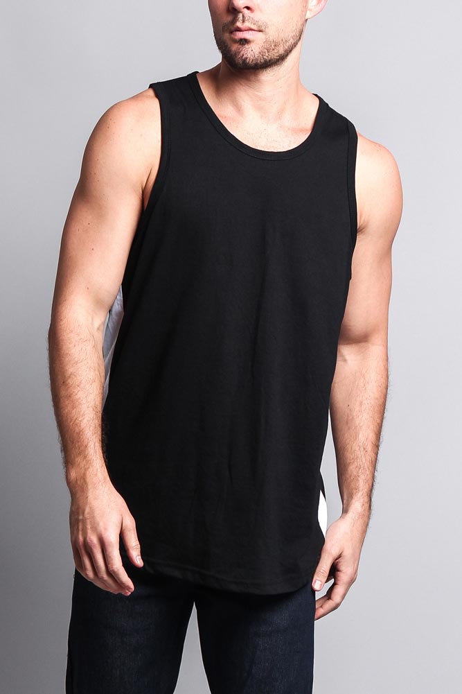 Men's Tank Top with Accent Band