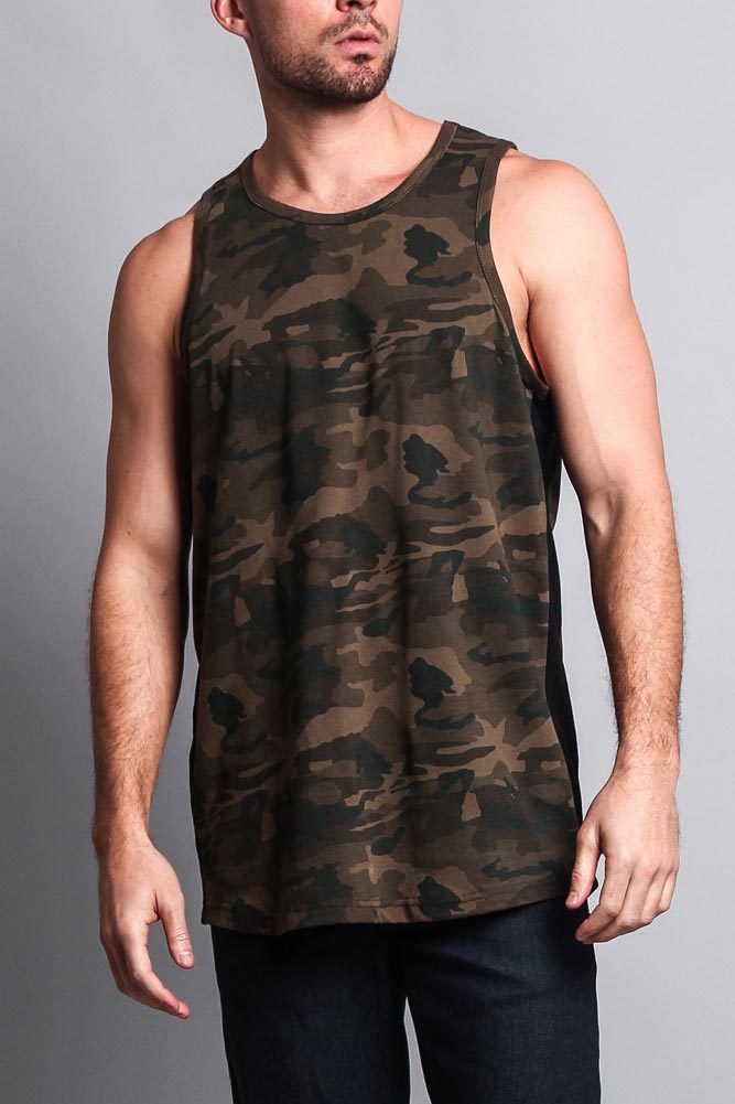 Men's Tank Top with Accent Band