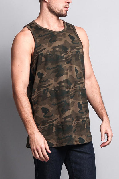 Men's Tank Top with Accent Band