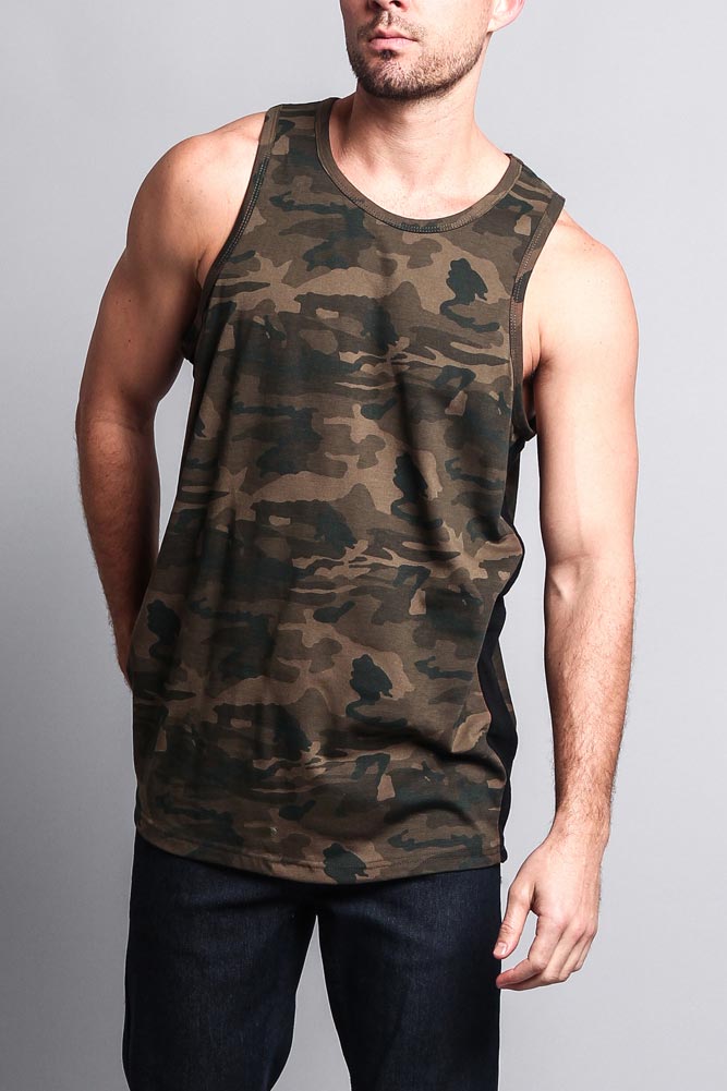 Men's Tank Top with Accent Band