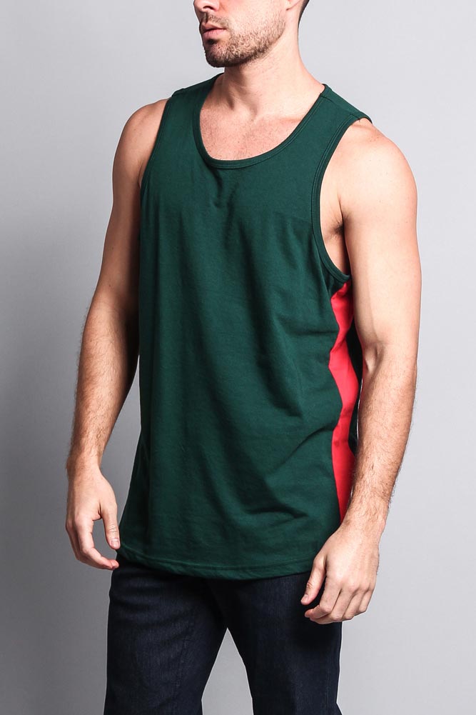 Men's Tank Top with Accent Band