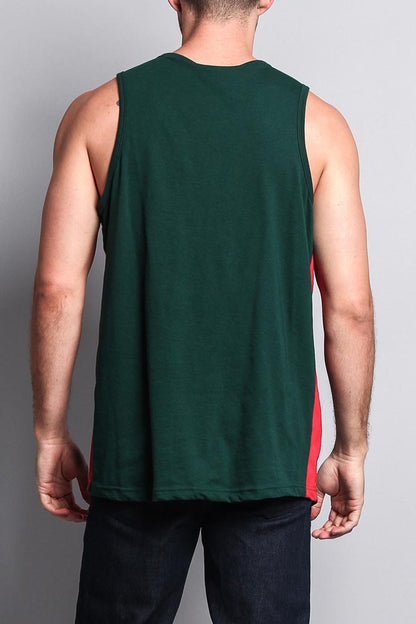 Men's Tank Top with Accent Band