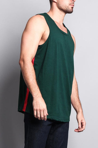 Men's Tank Top with Accent Band