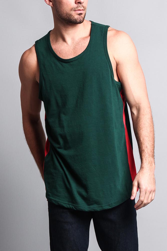 Men's Tank Top with Accent Band
