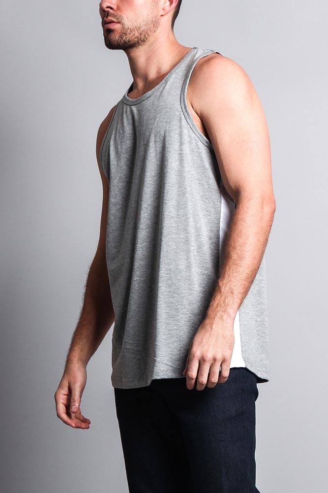 Men's Tank Top with Accent Band