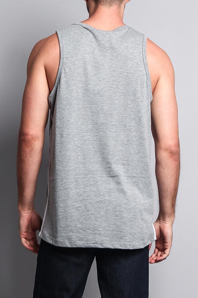 Men's Tank Top with Accent Band