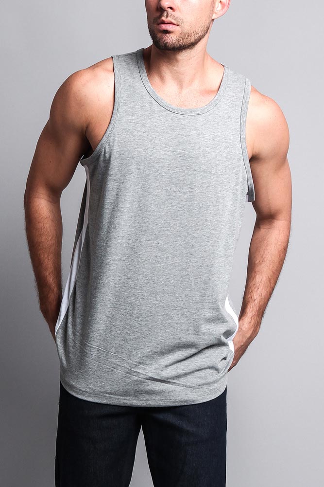 Men's Tank Top with Accent Band