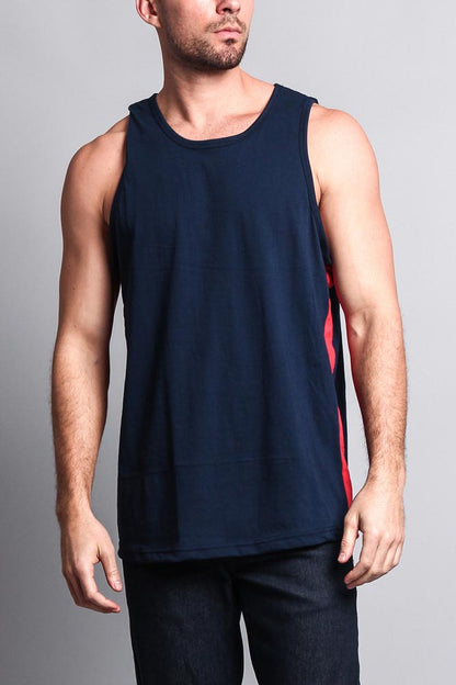 Men's Tank Top with Accent Band