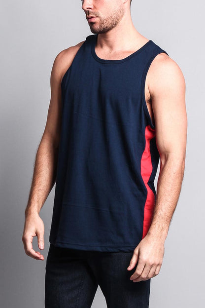 Men's Tank Top with Accent Band