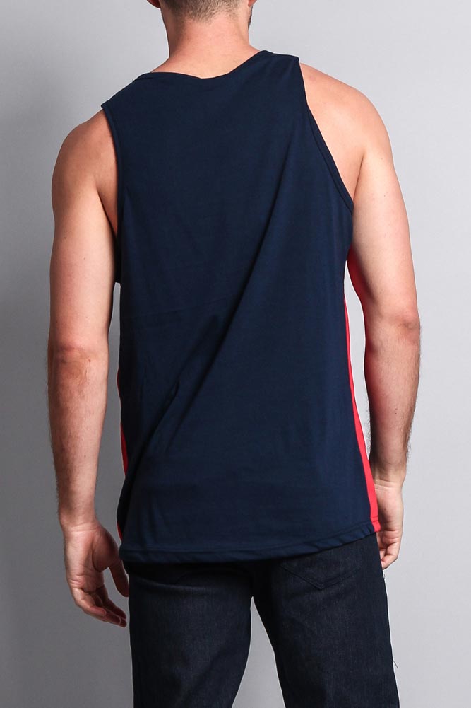 Men's Tank Top with Accent Band