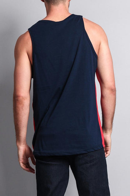 Men's Tank Top with Accent Band