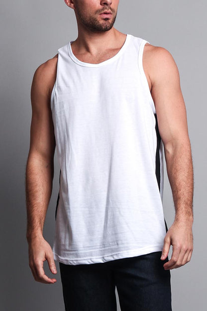 Men's Tank Top with Accent Band
